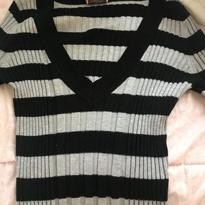 Stripped Long Sleeve Top